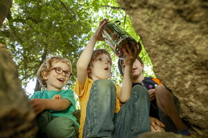 geocaching pour la famille camping familial lou pignada chasse aux trésors terra aventura parcours moliets soustons capbreton