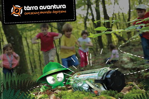 terra aventura geocaching nouvelle aquitaine camping landes familial lou pignada forêt nature sans voiture vélo vélodyssée gourde badge parcours chemin énigmes poï'z 