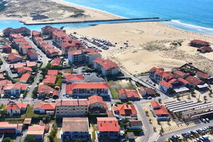 Vieux Boucau les Bains village authentique dans les Landes Nouvelle Aquitaine balnéaire avec vue sur l'embouchure