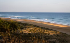 plage et dune de soustons dans les Landes, côte atlantique